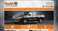 Desktop Screenshot of doublemautosales.com